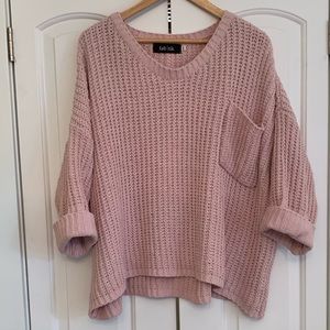 fab’rik Oversized Pink Sweater